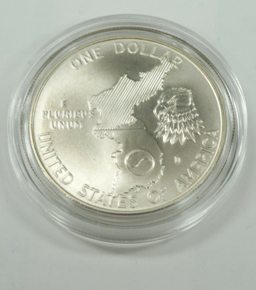 朝鮮戦争記念 1991年発行 記念1ドル銀貨 アメリカ銀貨 1991年 朝鮮戦争