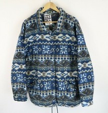 Vintage Womens Aztec Inca Pattern Coat Jacket SZ M / L (G4441)