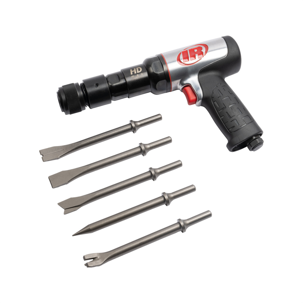Ingersoll Rand 135MAXK Air Hammer Kit 15 Percent More Power 5 Chisel Set