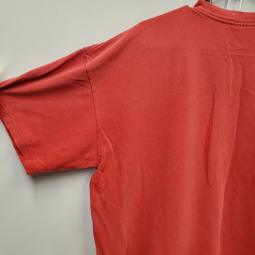 Seltenes Vintage K Swiss Shield klassisches rotes T-Shirt Gr. 2XL hergestellt in den USA 25"x28" - Bild 15 von 21