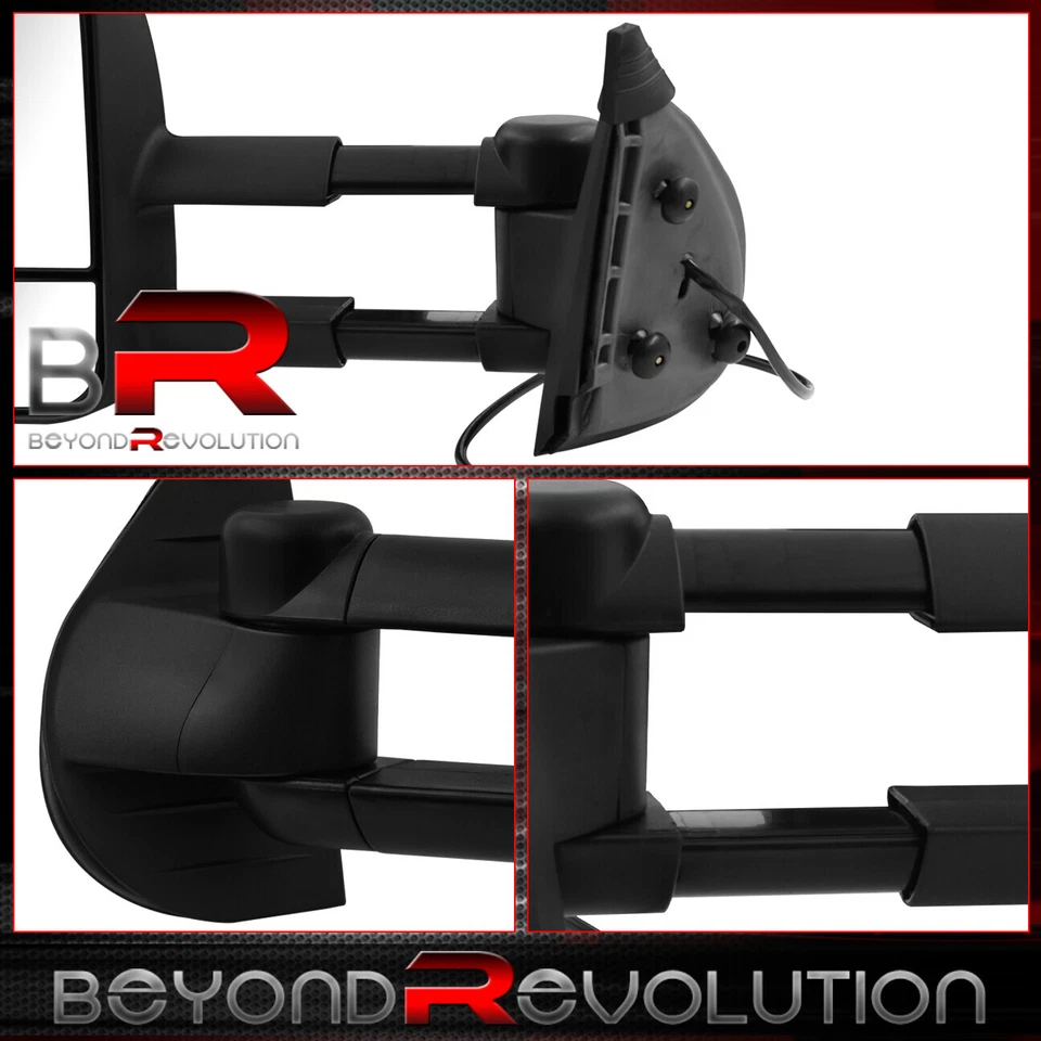 Juego de espejos retrovisores eléctricos para remolque Silverado Sierra 1500 Suburban Tahoe Yukon 2007-2013 Foto 4 de 4