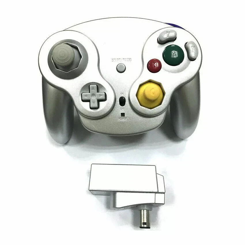 Classic Wireless Game Controller With Adapter Wavebird For Gamecube Retro GC NGC - Image 3 of 4