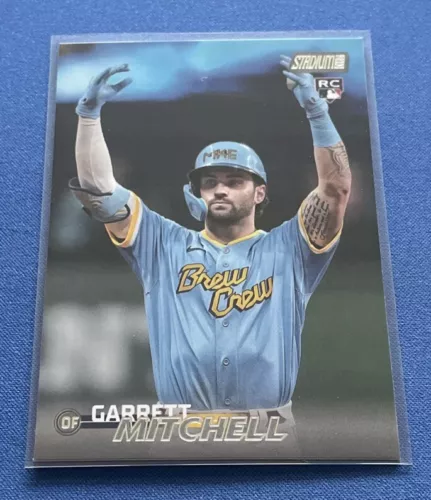 2023 Topps Stadium Club #20 Garrett Mitchell RC Milwaukee Brewers