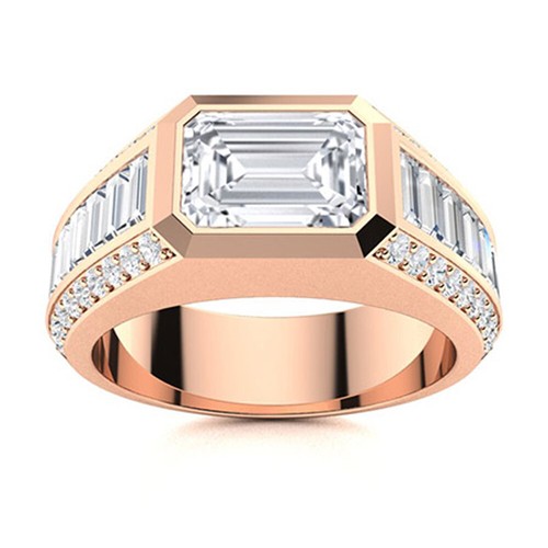 Bague de mariage 1,80 ct IGI GIA Lab créé poire diamant or jaune 14