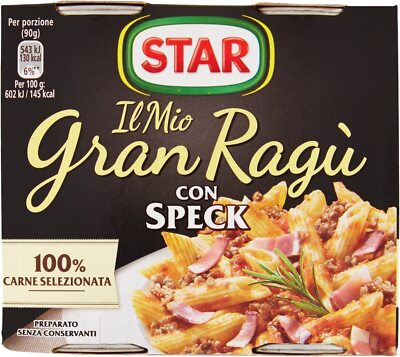 8x Il Mio Gran Ragu Star Speck Tomatensauce 2x 180g Sauce Mit Speck Tomatensuppe