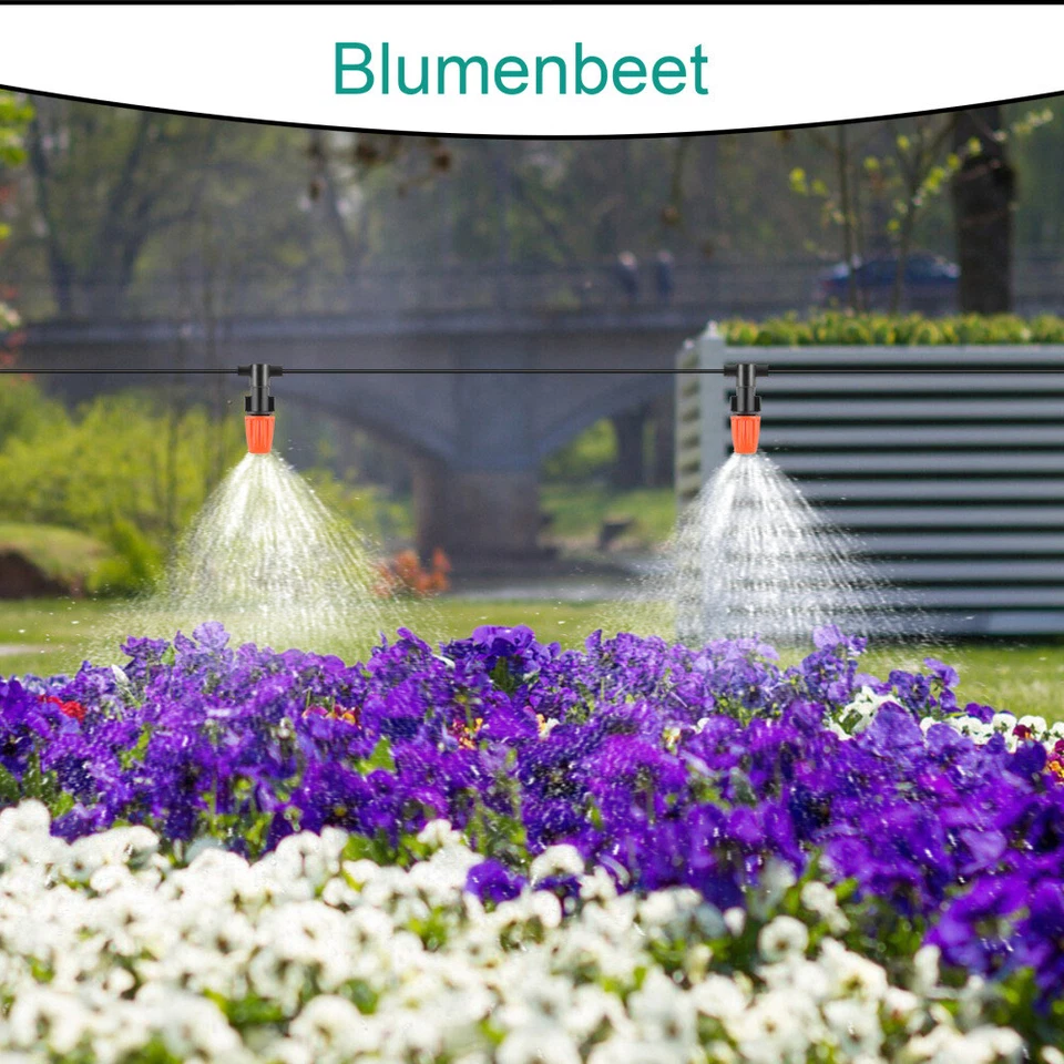 Micro Automatisch Bewässerungssystem Tropfschlauch Bewässerung Timer Set Garten - Bild 2 von 4