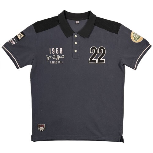 Polo Warson Motors Brands Hatch Lotus Jo Siffert Targa Pilote Grand Prix Dark - Foto 1 di 2
