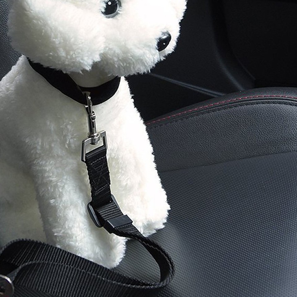 Adjustable Pet Dog Car Seat Belt Safety Harness Restraint Clip Travel