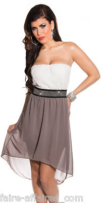 DAMEN / MÄDCHEN Kleidung Segelkleid TAUPE / Fashion / Einheitsgröße: 34 36 38