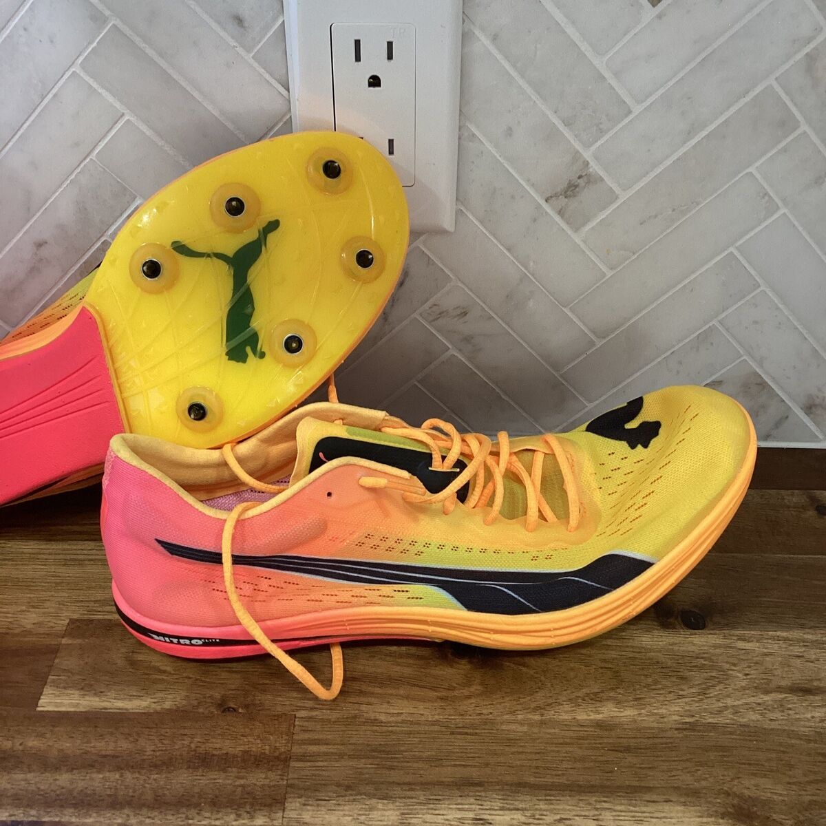 Puma Unisex evoSpeed Distance Nitro Elite + Running Spikes Puma Unisex evoSpeed Distance Nitro Elite + Running Spikes