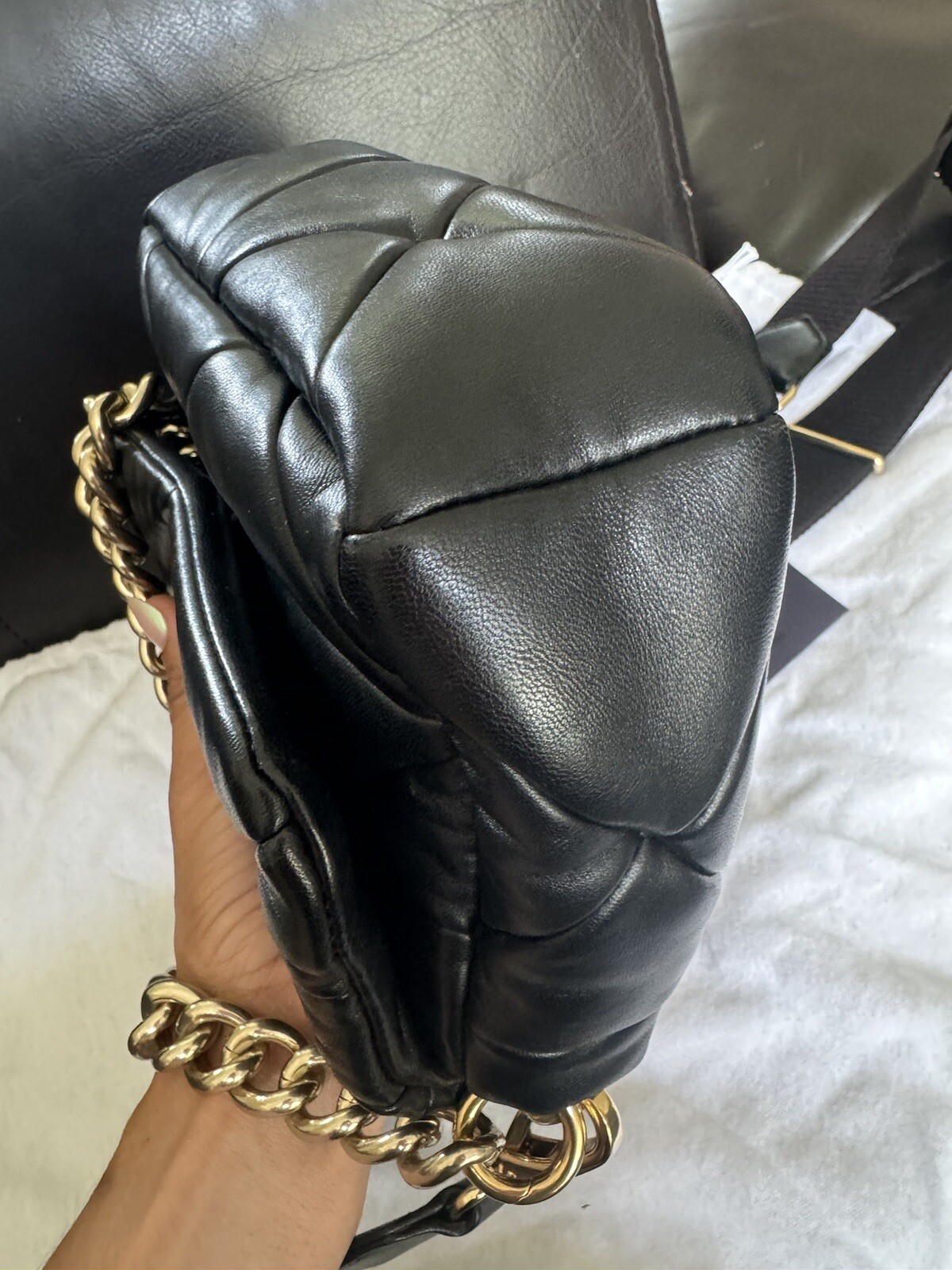 Prada System Nappa Patchwork Shoulder Bag - image 9