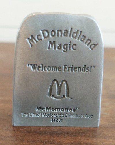 40th Anniversary 1st issue Pewter McDonaldland Magic "Welcome Friends" Figure - Picture 7 of 10