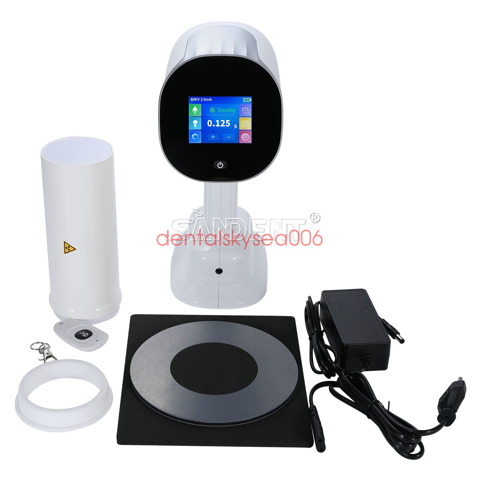 X Portable Mobile Dental Ray Unit Digital Imaging System with Scatter Shield