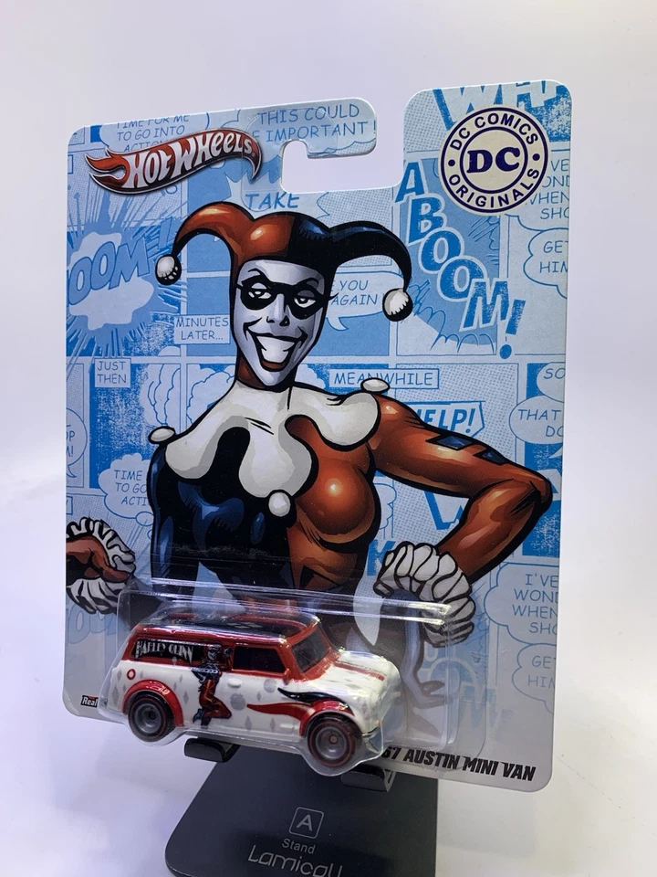 Hot Wheels 2012 Pop Culture DC Comics Harley Quinn '67 Austin Mini Van by Mattel - Image 2 of 4