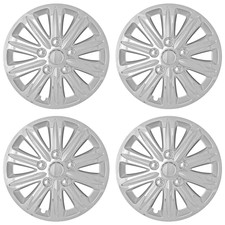15 10 Spoke Push-on Chrome Wheel Cover Hubcaps - Upgrade Your Auto Xieuh233