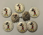 VINTAGE TIMEX MICKEY MOUSE DIALS X 2.FROM 1969 to 1971. M24 m/ments NOT include