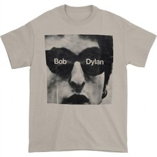 Bob Dylan T-Shirt Unisex Vintage Folk Rock Legend Graphic Tee Sand Khaki Beige