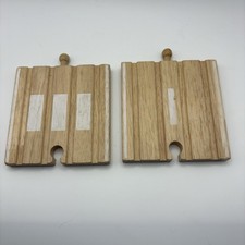 Wooden Train Track Crossing Sections Compatible with Wooden Trains