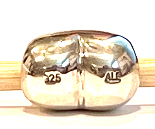 PANDORA 790137 Original Heart Sterling Silver Bead Stamped ALE 925 + BAG RETIRED - Picture 2 of 5