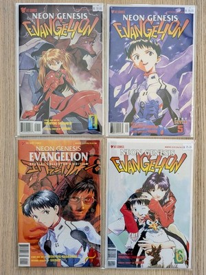 LOT Neon Genesis Evangelion #1 Viz Comics Manga Yoshiyuki Sadamoto Shinji Asuka