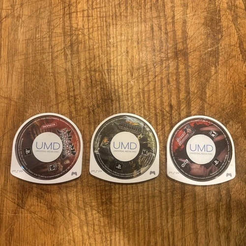 PSP PlayStation Portable Game Lot Of 3 Untested-Dynasty Warriors-Socom-Rengoku