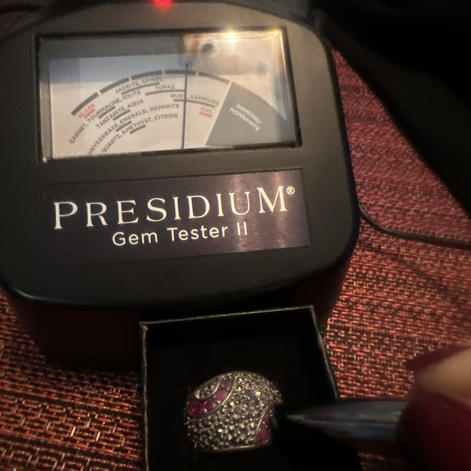 Sterling Silver 925 Ruby Gemstone Ring Size 8.5 - image 6