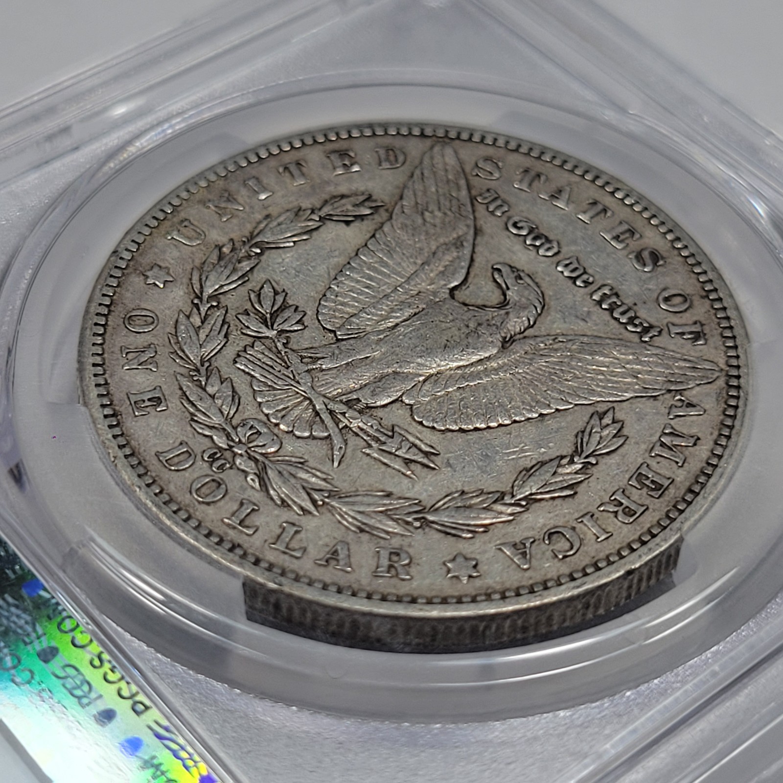 1890 CC $1 Morgan Silver Dollar PCGS XF40 CAC Lovely PQ Circulated *K663