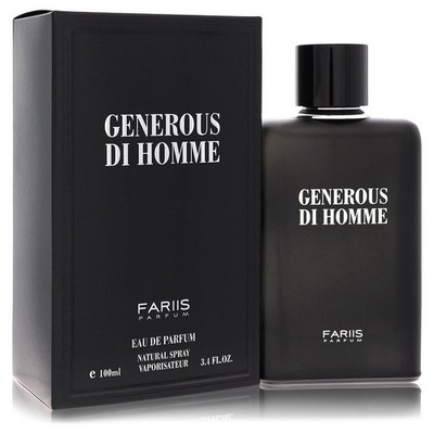 Fariis Generous Di Homme by Fariis Parfum Eau De Parfum Spray 3.4 oz For  Men
