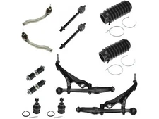 Front Control Arm Ball Joint Tie Rod and Sway Bar Link Kit For Civic YZ561FX