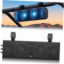 17 Inch UTV Sound Bar, ATV SoundBar Bluetooth with RGB Lighting, IP66 17 IN