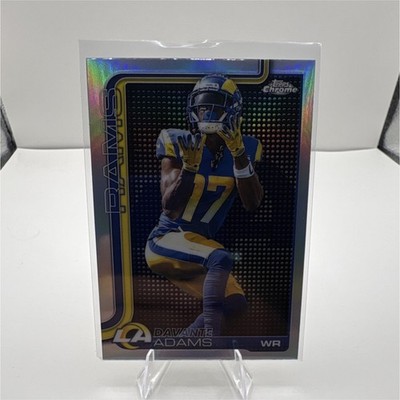 Topps Chrome 2025 RARE SSP Lightboard Refractor Davante Adams Los Angeles Rams