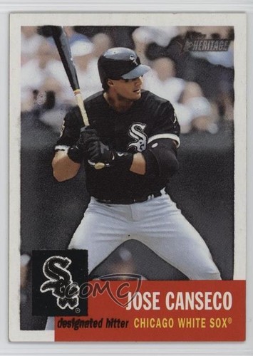 Jose Canseco #382 2002 Topps Heritage card