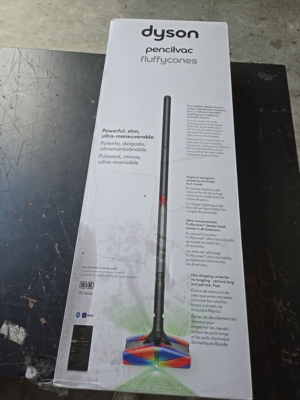 Dyson PencilVac Fluffycones Cordless Vacuum Black