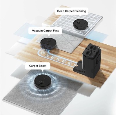 Roborock Qrevo S5V (Model: RRWOPEP EWFD24LRR) Robot Vacuum & Mop