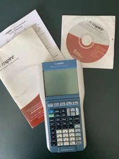 Texas Instruments TI-84 Plus Graphing Calculator W/Cover, Instruction Manual &CD