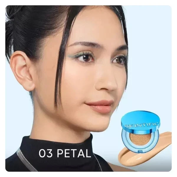 SKINTIFIC Perfect Stay Velvet Matte Cushion 11ml Foundation full cover-03 PETAL - Image 3 of 4