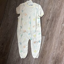 NWT VINTAGE carters Overalls and layering shirt size 12 Months