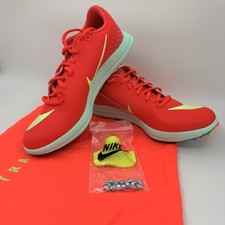 Nike Triple Jump Elite 3 Spikes Men's HV6425-600 Bright Crimson Lime Blast US 8