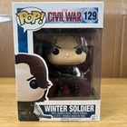 Funko Pop Marvel Captain America Civil War 129 Winter Soldier Used Minor Box Dmg