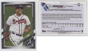 2021 Topps Chrome Cristian Pache (Wearing Hat) #178 Rookie RC