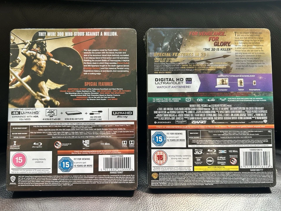 Ultra Rare OOP Limited Edition 300 & 300:Rise Of An Empire - Image 2 of 2