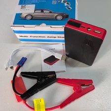 Car Jump Starter Multi Function 12V Portable Power Pack Charge Cell Phone Laptop