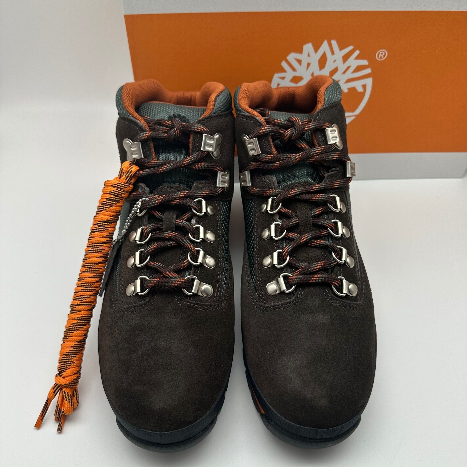 Timberland x AE Euro Hiker Boot Mid Lace Up Suede Leather Hiking Field Mens US 9 image 2