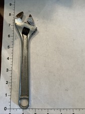 vintage New Britain AW-8 Adjustable Wrench Crescent 8" Made in USA forged alloy