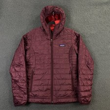 Patagonia Nano Puff Hoody Jacket Womens Medium Insulated Puffer Full Zip 84226