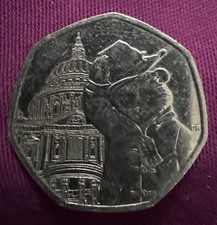 Paddington Bear St Pauls Cathedral 50p 2019 Fifty Pence Coin
