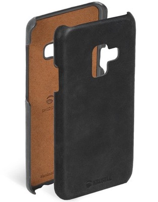 Krusell Cover Leder Case Schutz-Hülle Tasche für Samsung Galaxy A6+ 2018 A6 Plus