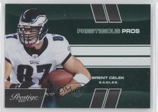 2011 Panini Prestige Prestigious Pros Green 7/250 Brent Celek #5 0f3