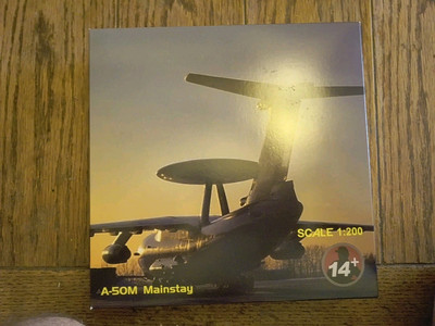 1:200 Soviet Beriev A-50 M  Mainstay Early Warning Aircraft ,Diecast.