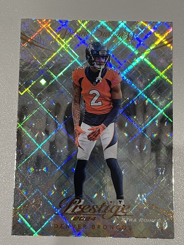 2024 Panini Prestige Patrick Surtain II #91 Xtra Points Diamond Insert Broncos